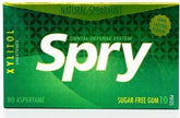 Kaugummi mit Xylit, Curly-Mint-Geschmack, glutenfrei 10 Stk. (12 g) - SPRY